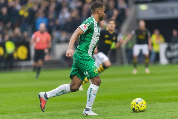 Solna Sweden Sept 2018 Derby Aik Hammarby Swedish Allsvenskan Both — Stock Photo, Image