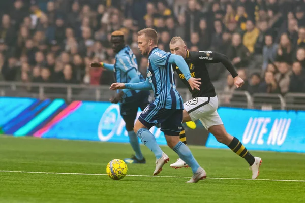 Stockholm Sverige Okt 2018 Djurgårdens Dif Mot Aik Tele2 Arena — Stockfoto