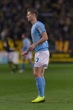 Solna, İsveç - 29 Ekim 2018: AIK vs Malmö Ff Stockholm arkadaşlar Arena. Nihai sonucu 1-1