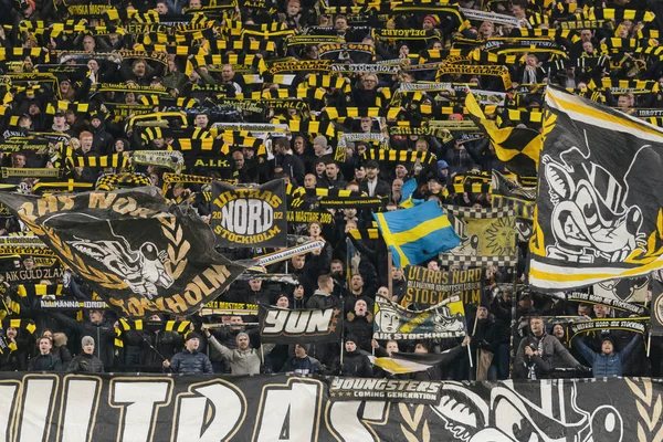 Solna Svezia Ottobre 2018 Aik Malmo All Arena Friends Stoccolma — Foto Stock