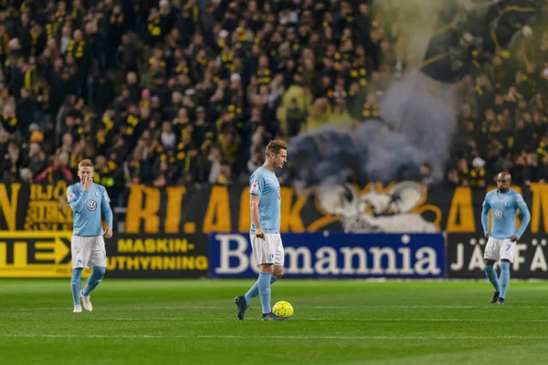 Solna Švédsko Říjen 2018 Aik Malmö Friends Arena Stockholmu Konečný — Stock fotografie