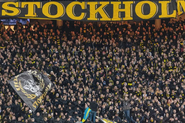 Solna Suécia Oct 2018 Aik Malmo Arena Friends Estocolmo Resultado — Fotografia de Stock