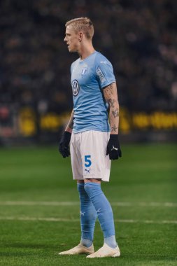 Solna, İsveç - 29 Ekim 2018: AIK vs Malmö Ff Stockholm arkadaşlar Arena. Nihai sonucu 1-1