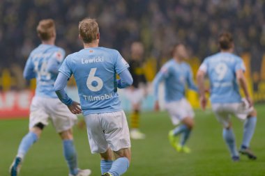 Solna, İsveç - 29 Ekim 2018: AIK vs Malmö Ff Stockholm arkadaşlar Arena. Nihai sonucu 1-1