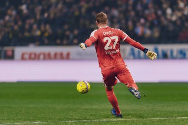 Solna, İsveç - 29 Ekim 2018: AIK vs Malmö Ff Stockholm arkadaşlar Arena. Nihai sonucu 1-1
