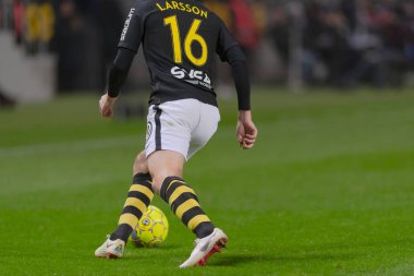 Solna, İsveç - 29 Ekim 2018: AIK vs Malmö Ff Stockholm arkadaşlar Arena. Nihai sonucu 1-1