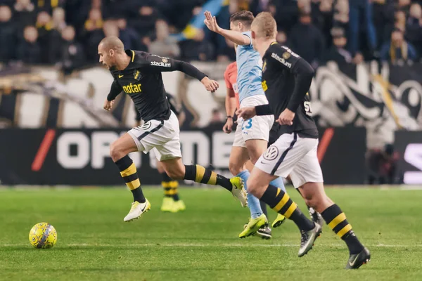 Solna Sverige Okt 2018 Aik Malmö Friends Arena Stockholm Slutresultatet — Stockfoto