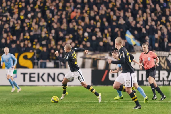 Solna Sveç Ekim 2018 Aik Malmö Stockholm Arkadaşlar Arena Nihai — Stok fotoğraf