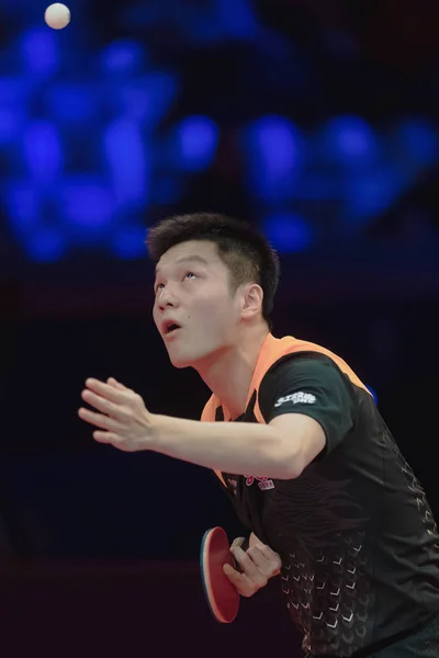 ストックホルム スウェーデン 2018 ファン Zhendong Xin Chn ストックホルムの Eriksdalshallen アリーナで — ストック写真