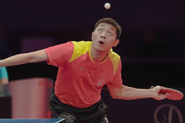 ストックホルム スウェーデン 2018 ファン Zhendong Xin Chn ストックホルムの Eriksdalshallen アリーナで — ストック写真