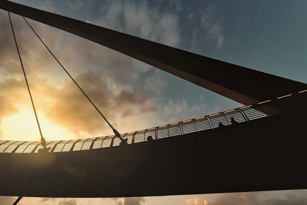 Ayrıntılı olarak tolerans köprüsüyle arka ışık yapısında — Stok fotoğraf