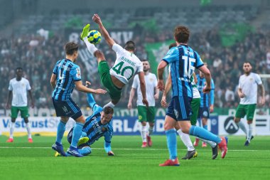 İsveç Kupası çeyrek finale arasında Nikola Djurdjic (kurulan) 