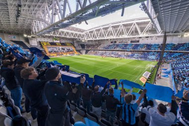 Sw Djurgarden ve Aik arasında maç günü sırasında Tele2 arena