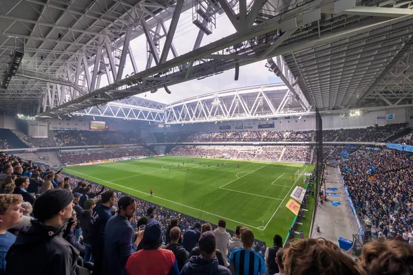 Tele2 Arena podczas Kolejka między Djurgarden i AIK w SW — Zdjęcie stockowe