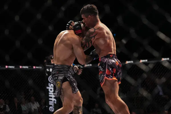 Desafío superior 19 pelea por el título entre Diego Nunes (BRA) y S —  Fotos de Stock