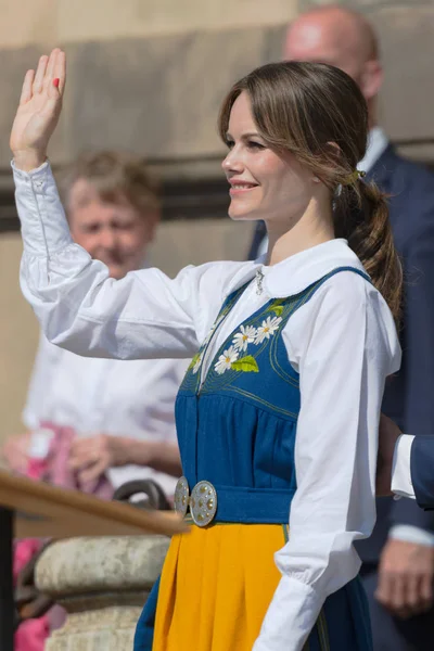 Traditionel åbning af det kongelige slot i Stockholm, i år - Stock-foto