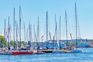 Skepps demirlemiş tekneler ile yelken yarışması Gotland Runt