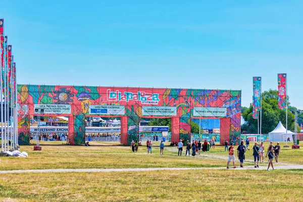 Entrance of the Lollapalooza music festivals first apperance in — Stock Photo, Image