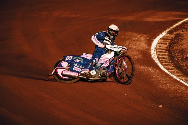 Emil Sayfutidinov (RUS) vencedor do Speedway GP em Hallstavik — Fotografia de Stock