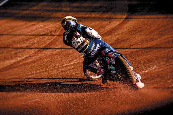 Emil Sayfutidinov (RUS) vinnare av Speedway GP i Hallstavik — Stockfoto