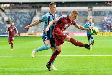 Tele2 arenada dif ve MFF arasındaki futbol oyunu