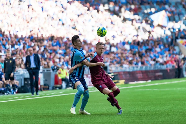 Juego de fútbol entre DIF y MFF en Tele2 Arena —  Fotos de Stock