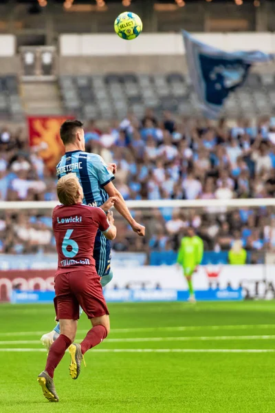 Juego de fútbol entre DIF y MFF en Tele2 Arena —  Fotos de Stock