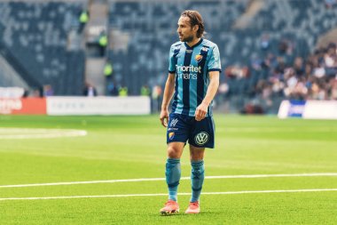 Kevin Walker (dif) Tele2 arenada dif ve MFF arasındaki futbol oyununda