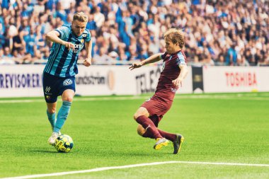 Tele2 arenada dif ve MFF arasındaki futbol oyunu