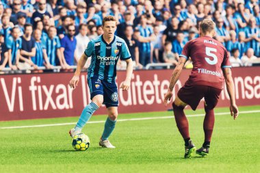 Aslak Witry (dif) Tele2 arenada dif ve MFF arasındaki futbol oyununda