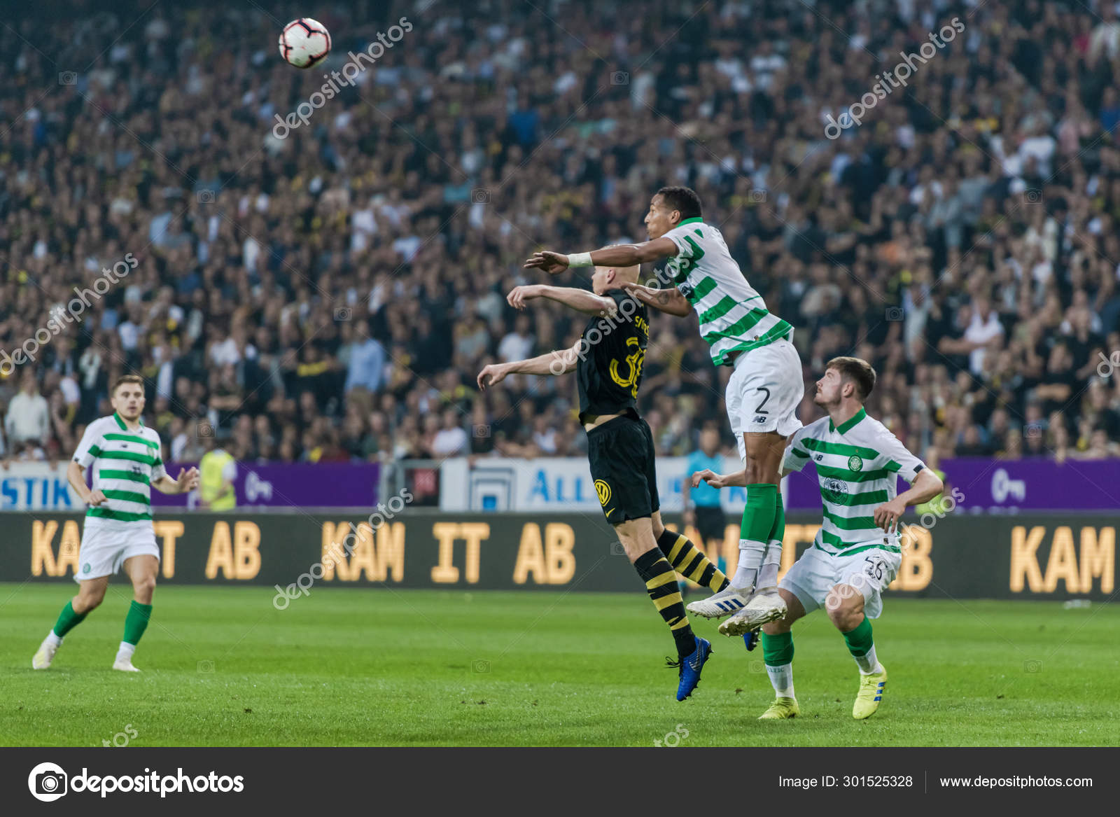 Fussballspiel Zwischen Aik Und Celtic Fc In Der Friends Arena In Solna Redaktionelles Stockfoto C Steho