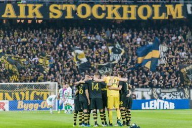 Solna Friends Arena'da Aik ve Celtic Fc arasında futbol oyunu