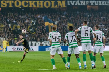 Solna Friends Arena'da Aik ve Celtic Fc arasında futbol oyunu