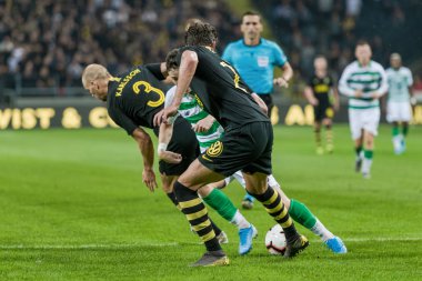 Solna Friends Arena'da Aik ve Celtic Fc arasında futbol oyunu