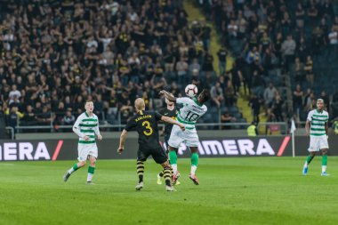 Solna Friends Arena'da Aik ve Celtic Fc arasında futbol oyunu