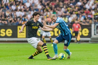 Solna'daki Friends Arena'da Aik ve Dif arasında futbol derbisi