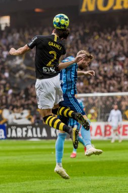 Solna'daki Friends Arena'da Aik ve Dif arasında futbol derbisi