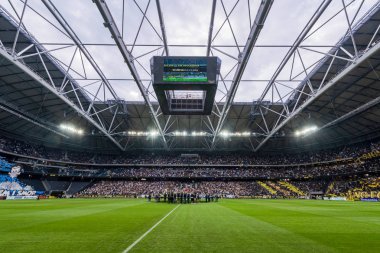 Solna'daki Friends Arena'da Aik ve Dif arasında futbol derbisi