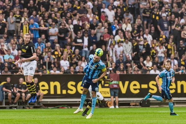 Fußball-Derby zwischen aik und dif in der Friends Arena in Solna — Stockfoto