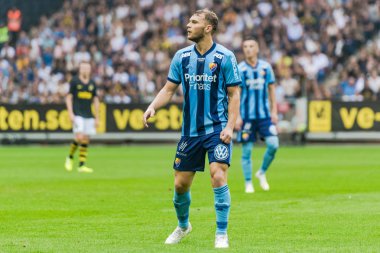 Solna'daki Friends Arena'da Aik ve Dif arasında futbol derbisi