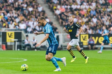Solna'daki Friends Arena'da Aik ve Dif arasında futbol derbisi