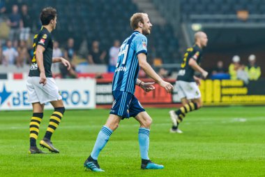 Solna'daki Friends Arena'da Aik ve Dif arasında futbol derbisi
