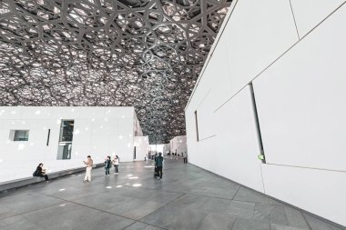 Olağanüstü çatı döküm ile Louvre müzesi Abu Dabi 