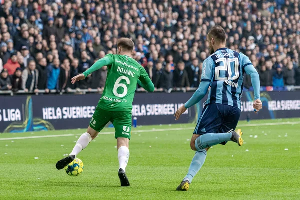 Focimeccs Djurgarden és Hammarby között — Stock Fotó