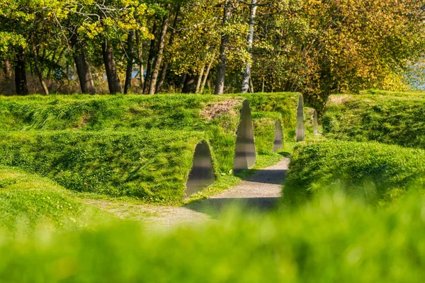 Stockholm Sweden Nov 2020 Гравітаційні Брижі Меморіальний Парк Жертв Цунамі — стокове фото