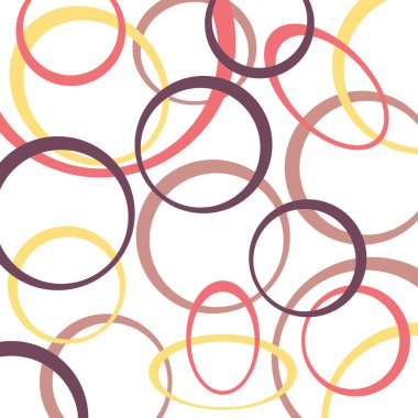 Retro desen arka plan daireler ile