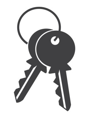 Logo sembol simge tuşlarını beyaz arka plan üzerinde