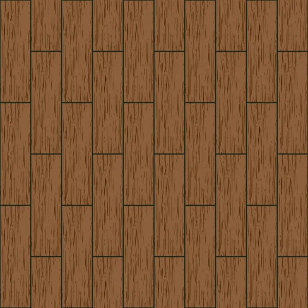 Wooden Parquet Floor Texture Background Seamless Pattern — Stock Vector