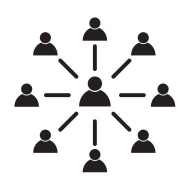 çalışan nişan vektör simgesi, beyaz arka plan sembolü. Çizimde tasarım .