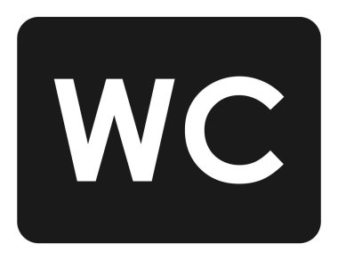 Erkek ve kadın tuvalet simge vektör, düz işareti, katı piktogram izole dolu. WC sembolü, logo illüstrasyon .